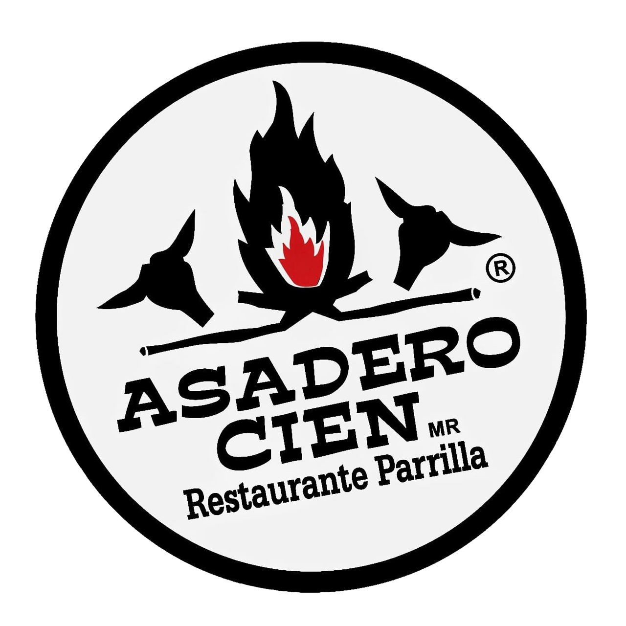 Logo - Asadero cien Restaurante Parrilla